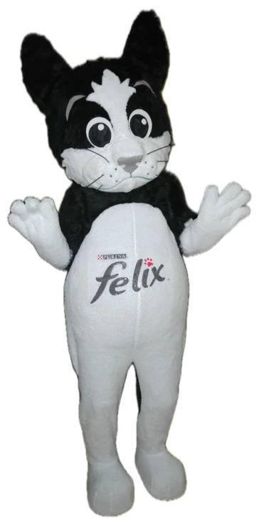 Mascotă pisică alb-negru