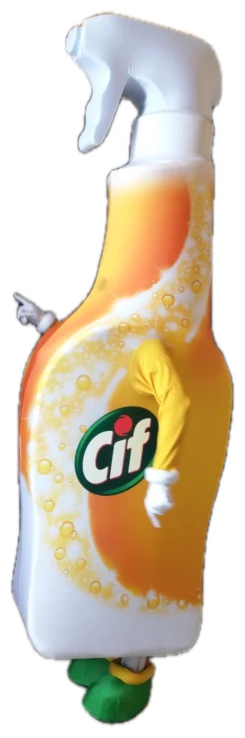 Mascote sticle de produse de curățenie